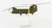 Corgi Boeing Ch-47 Chinook Helicopter Ae-520 Argentínska armáda Falklandská vojna 1982 1:72 Vojenská zelená