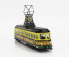 Corgi Tramvajový štetec Railcoach Blackpool Transport Interflora 1970 1:76 Žltá čierna