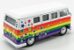 Corgi Volkswagen T1 Minibus Camper Van 1961 - Peace & Love 1:43 Rôzne