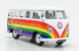 Corgi Volkswagen T1 Minibus Camper Van 1961 - Peace & Love 1:43 Rôzne