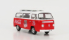 Corgi Volkswagen T1 Minibus Coca-cola so surfovacím doskou 1961 1:43 Bielo-červený