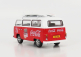 Corgi Volkswagen T1 Minibus Coca-cola so surfovacím doskou 1961 1:43 Bielo-červený