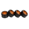 Crawler Metal Beadlock 1.9 Orange and black - 1 pár