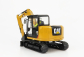 Dm-models Caterpillar Cat308e2 Cr Sb Escavatore Cingolato - Traktor Hydraulické minirýpadlo 1:32 žltá čierna