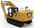 Dm-models Caterpillar Cat320gc Escavatore Cingolato - traktor hydraulické rýpadlo - nová generácia 1:50 žltá čierna