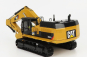 Dm-models Caterpillar Cat347d Escavatore Cingolato - traktor hydraulický škrabák 1:50 žltá čierna