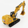 Dm-models Caterpillar Cat352 Escavatore Cingolato - Ultra High Demolition Hydraulic Excavator 1:50 Yellow Black