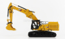 Dm-models Caterpillar Cat352 Escavatore Cingolato - Ultra High Demolition Hydraulic Excavator 1:50 Yellow Black