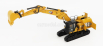 Dm-models Caterpillar Cat352 Escavatore Cingolato - Ultra High Demolition Hydraulic Excavator 1:50 Yellow Black