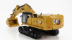 Dm-models Caterpillar Cat395 Escavatore Cingolato - Traktor novej generácie Hydraulický rýpadlo - hromadné rýpadlo Verzia 1:50 žltá čierna