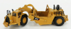 Dm-models Caterpillar Cat657g Ruspa Gommata - kolesový traktor so škrabákom 1:125 žltá čierna