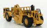 Dm-models Caterpillar Cat657g Ruspa Gommata - kolesový traktor so škrabákom 1:125 žltá čierna