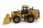 Dm-models Caterpillar Cat966 Ruspa Gommata - škrabací traktor - kolesový nakladač 1:50 žltá čierna