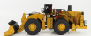 Dm-models Caterpillar Cat994k Ruspa Gommata - škrabací traktor - kolesový nakladač - konfigurácia Rock 1:50 žltá čierna