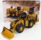 Dm-models Caterpillar Cat994k Ruspa Gommata - škrabací traktor - kolesový nakladač - konfigurácia Rock 1:50 žltá čierna