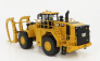 Dm-models Caterpillar Cat994k Ruspa Gommata - škrabací traktor kolesový nakladač s drapákom na kmene 1:50 žltá čierna