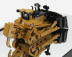 Dm-models Caterpillar Catd11t Ruspa Cingolata - škrabací traktor 1:125 žltá čierna