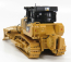 Dm-models Caterpillar Catd7e Ruspa Cingolata - škrabací traktor 1:50 žltá čierna