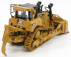 Dm-models Caterpillar Catd8t Ruspa Cingolata - škrabací traktor 1:50 žltá čierna