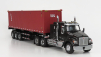 Dm-models Kenworth T880 Sbfa Truck Container 40 1990 1:50 Black Brown