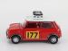Drobné hračky Morris Mini Cooper S N 177 Winner Rally Montecarlo 1967 Rauno Aaltonen - Henry Liddon 1:50 Červená biela