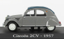 Edicola Citroen 2cv Cabriolet Closed 1957 - Con Vetrina - S vitrínou 1:43 Grey