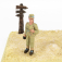 Edicola Diorama Soldato Nel Deserto - Desert Man 1:43 Béžová