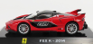 Edicola Ferrari Fxx-k N 88 2014 - Con Vetrina - S vitrínou 1:43 červená čierna