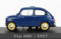 Edicola Fiat 600 Pepsi-cola 1957 - Con Vetrina - S vitrínou 1:43 Modrá