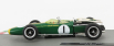 Edicola Lotus F1 43 Brm Team Lotus N 1 Sezóna 1966 Jim Clark 1:43 Zelená Žltá