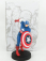 Edicola Marvel Captain America Figúrka Cm. 13.0 1:16 Modrá červená biela