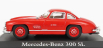 Edicola Mercedes Benz 300sl Coupe 1954 - Con Vetrina - S vitrínou 1:43 červená