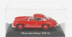 Edicola Mercedes Benz 300sl Coupe 1954 - Con Vetrina - S vitrínou 1:43 červená