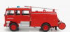 Edicola Mercedes benz Lp911 1113 Tanker Truck Service Departemental D'incendie Et De Secours Sapeurs Pompiers 1975 1:43 Red