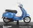 Edicola Piaggio Vespa Primavera 150 2014 1:18 Light Blue Met