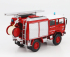 Edicola Renault 95.130 4x4 Fpt Double Cabine Tanker Truck Sapeurs Pompiers 1992 1:43 červená biela strieborná