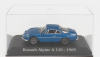 Edicola Renault Alpine A110 1969 - Čierne kolesá - Con Vetrina - S vitrínou 1:43 Blue Met