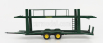 Edicola Trailer Rimorchio Trailer For Pegaso 1060l Truck Car Transporter Tradisa Bisarca 1969 1:43 Green Yellow