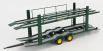 Edicola Trailer Rimorchio Trailer For Pegaso 1060l Truck Car Transporter Tradisa Bisarca 1969 1:43 Green Yellow