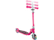 Globber - Scooter Junior Flow Lights skladací Fuchsia