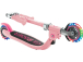 Globber - Scooter Junior Flow Lights skladací Fuchsia