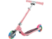 Globber - Scooter Junior Flow Lights skladací Fuchsia