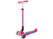 Globber - Scooter Primo Plus Lights V2 skladací Fuchsia/Sky Blue