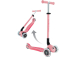 Globber - Scooter Primo Plus Lights V2 skladací Fuchsia/Sky Blue