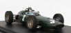 Gp-replicas BRM F1 P57 Brm Team N 3 Winner South Africa World Champion (with Pilot Figure - Dirty Version) 1962 Graham Hill - Con Vetrina - With Showcase 1:18 Green Met