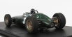 Gp-replicas BRM F1 P57 Brm Team N 3 Winner South Africa World Champion (with Pilot Figure - Dirty Version) 1962 Graham Hill - Con Vetrina - With Showcase 1:18 Green Met