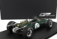 Gp-replika Brabham F1 Bt19 N 12 Winner French Gp Jack Brabham 1966 World Champion - Con Vetrina - s vitrínou 1:18 Green Gold