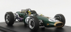 Gp-replika Brabham F1 Bt19 N 12 Winner French Gp Jack Brabham 1966 World Champion - Con Vetrina - s vitrínou 1:18 Green Gold