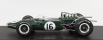 Gp-replika Brabham F1 Bt19 N 16 Winner Dutch Gp Jack Brabham 1966 World Champion - Con Vetrina - s vitrínou 1:18 Green Gold