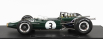 Gp-replika Brabham F1 Bt19 N 3 Winner Germany Gp Jack Brabham 1966 World Champion - Con Vetrina - S vitrínou 1:18 Green Gold